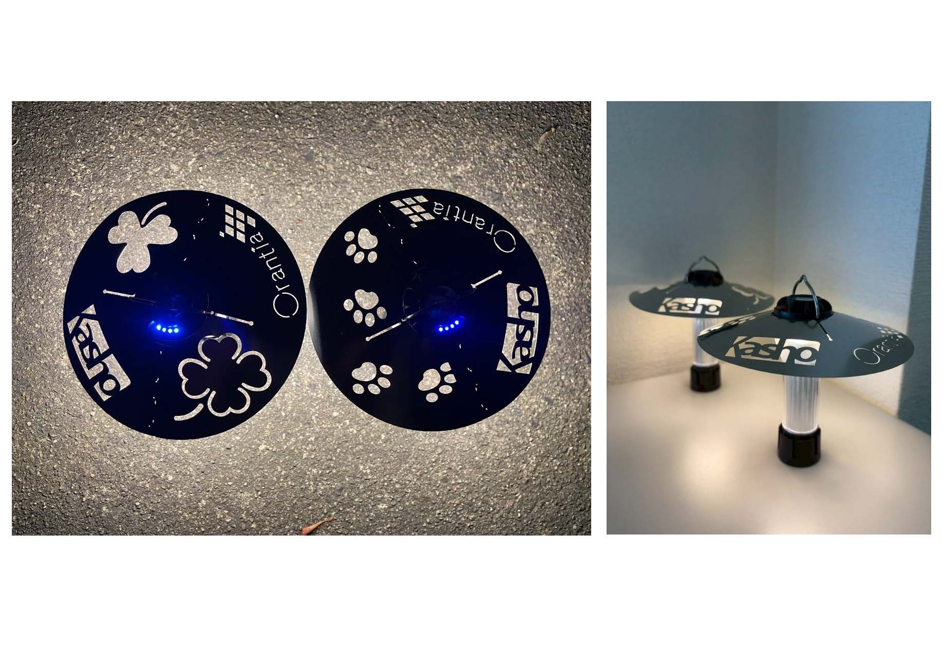 鹿島台商業オリジナル ミニランタンシェードセット（LEDミニランタン＋オリジナルシェード）